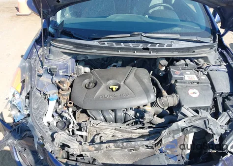 2012 Hyundai Elantra Limited from USA, damaged, VIN 5NPDH4AE8CH094146